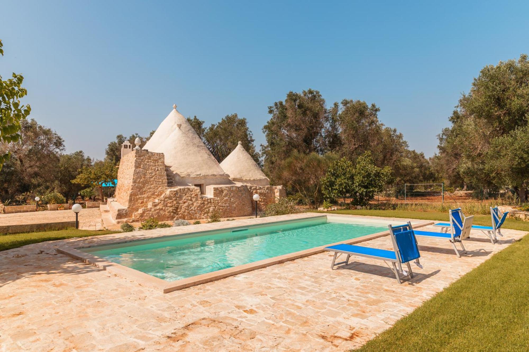 Apartamento Trullo Tarantini Con Piscina Privata Latiano Exterior foto